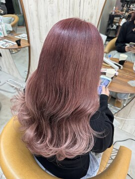 ロンドアジュール 横浜(Lond azur) 暗めカラー/韓国風巻き/レイヤーカット/髪質改善/縮毛矯正/横浜