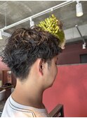 大人メンズ艶パーマ