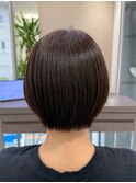 【arte HAIR】丸みショート/こっくりブラウン/ミニボブ