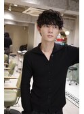 シャドウパーマ　ルーズパーマ　メンズパーマ　新宿