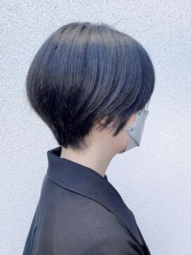 黒髪/クラゲヘアー/オリーブグレー/小顔/ココアベージュ/茨木 