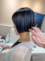 アスラン(ASLAN)&nbsp;【aslan】沖縄ボブ/ネイビーカラー/ルーツカラー