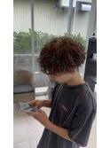 波巻きパーマ