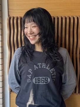 salon　sea　とわ　パーマウルフスタイル