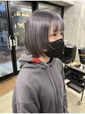 【iFY 落合】シルバーアッシュ×レイヤーボブ