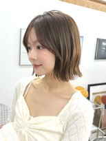 ハニー 町田(HONEY)&nbsp;ボブ/くびれヘア/切りっぱなしボブ/小顔ヘア