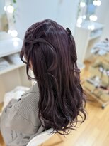ジェキータ 京都駅前店(GEKITA)&nbsp;リボンヘアハーフツイン【京都/ヘアセット/着付け/ヘアメイク】