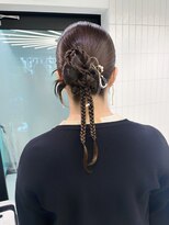 ゼスト ジグ(ZEST ZIGU)&nbsp;カチモリヘアセットタイトシニヨン結婚式ヘアセット吉祥寺◎