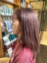 トリコ アヴェダ ららテラス北綾瀬(tricot AVEDA) ブリーチカラー/ブリーチ1回/ピンクブラウン/ピンクカラー