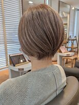 ヘアスタジオルース(HAIR STUDIO LUZ)&nbsp;40代50代60代の大人ボブ/白髪ぼかしハイライト/堀江/北堀江