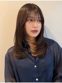 上品つやカラー/レイヤーカット/まとまるヘア
