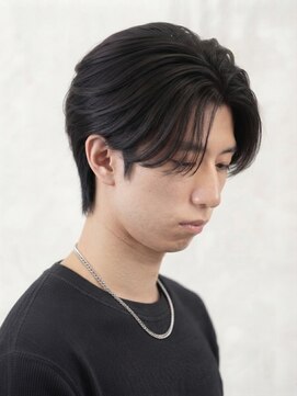 ボイスヘア(voice hair) メンズニュアンスパーマ×アップバングで爽やかスタイル