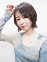 ハウスアンドヘアーワークス(House&Hair works) 前髪長め 大人小顔ショート 30代40代50代 藤沢