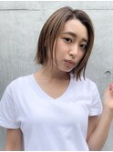 【mee.】ハセガワヒトシ 大人かわいい前下がり　切りっぱなし