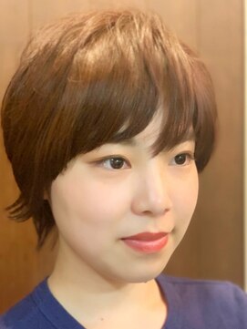 ショコラヘアーデザイン ラベンダーグレージュ×ショート