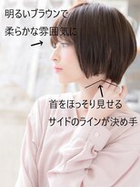 モッズヘア 越谷(mod's hair)&nbsp;艶カラーニュアンスカラー小顔前下がりボブ越谷20代30代40代!
