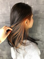 ヘアサロンエム 川越(HAIR SALON M)&nbsp;デザインカラー/厚めバング/ローライト/スリークボブ