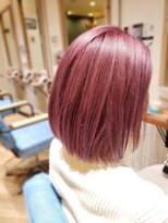 エンカウントバイマハロ 千葉(encount by mahalo)&nbsp;艶ボルドーテラコッタ韓国風レイヤー[千葉/ブリーチ/ハイライト]