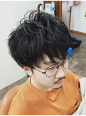 ナチュラルツーブロック