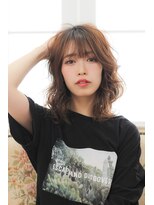 クシュ 所沢東口店(kusyu...) うる艶髪暖色系カラー×ジェシカライツ風アップバング抜け感ヘア