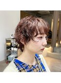 ショートウルフ×ベビーピンク