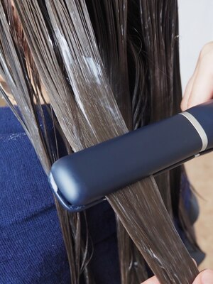 【髪質改善】酸熱トリートメント×TOKIO/遠赤外線&超音波アイロンで徹底的に髪を修復。今までにないサラ艶*
