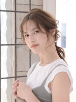 ロアー ヘアー ワメン(RAWR hair WaMen)&nbsp;【RAWR】大人ゆるポニー_ロングヘアアンジ