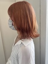ヘアーデザイン シュシュ(hair design Chou Chou by Yone)&nbsp;☆chouchou☆ケアブリーチ・オレンジベージュカラー