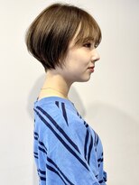 レトン 銀座(leton)&nbsp;ペールベージュ/外ハネボブ/大人かわいい/セクションカラー[銀座