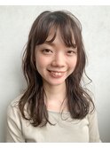 ゆるふわセミロング
