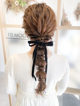 エマヘアープラス 下郡店(Emma Hair plus) 【佐藤沙耶】ぽこぽこ可愛いヘアアレンジ