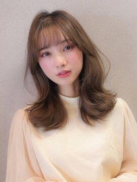 アグ ヘアー イリゼ 仙台駅東口店(Agu hair irise) 《Agu hair》韓国風★鎖骨下ミディアム