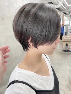 ソーコ 渋谷(SOCO) 大人ショートボブ丸みショートカットマッシュショート前髪あり