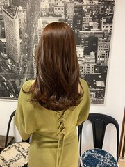 艶髪ショコラブラウン透明感ありヘルシースタイル★