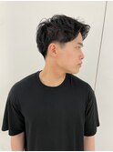 アップバングメンズショート