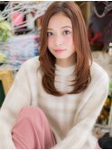 アシンメトリーくせ毛風小顔ショコラピンクc5北浦和20代30代40代