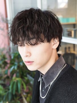 アルファ 新宿(alpha) フェザーパーマ/刈り上げセンターパート/サーフカール[新宿]