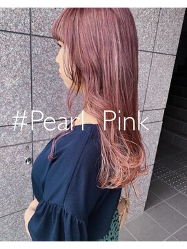 ヘアメイク アージュ 大野城 下大利店(HAIR MAKE age) 韓国風レイヤー×パールピンク　20代30代40代