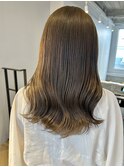 大人可愛い大人美人ふんわりカール小顔カットショコラアッシュ