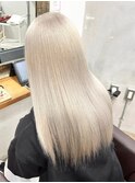 ダブルカラーベージュカラーケアブリーチカラーハイトーンカラー