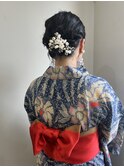 【髪質改善】浴衣着付けヘアセット@mutsumi