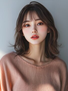 アルトリスト(Altruist Aging×HAIR&SPA) ★ダークアッシュ大人ガーリーボブ着物ミディアムレイヤーカット