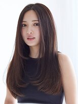 オーバーヘアー 川西店(over hair)&nbsp;【over hair】マロンベージュ×レイヤーカット