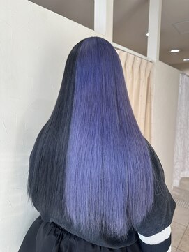 ファブ 千葉店(FaB) ツートーンパープル×ブラック