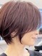ヘアー アウラ フロース(Hair Aula flos)の写真/【守山区】ショートカット/小顔カットが得意◎サッとまとまるスタイルで忙しい朝のスタイリングも時短に！