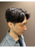 センターナチュラルパーマ