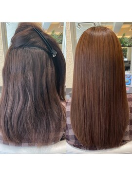 表参道/30代40代50代髪質改善/縮毛矯正/レイヤーカット