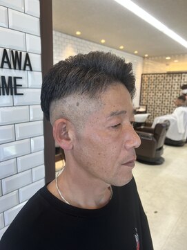 アラカワオム(homme) ツーブロック ショートスタイル フェード/20代/30代/40代/50代