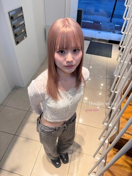 ヘアカロン 熊本下通店(Hair CALON) 顔周りレイヤー×ハイトーン 20代/30代