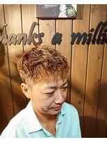 サンフラット(Sun Flat)&nbsp;スペインカールパーマ×メンズカット